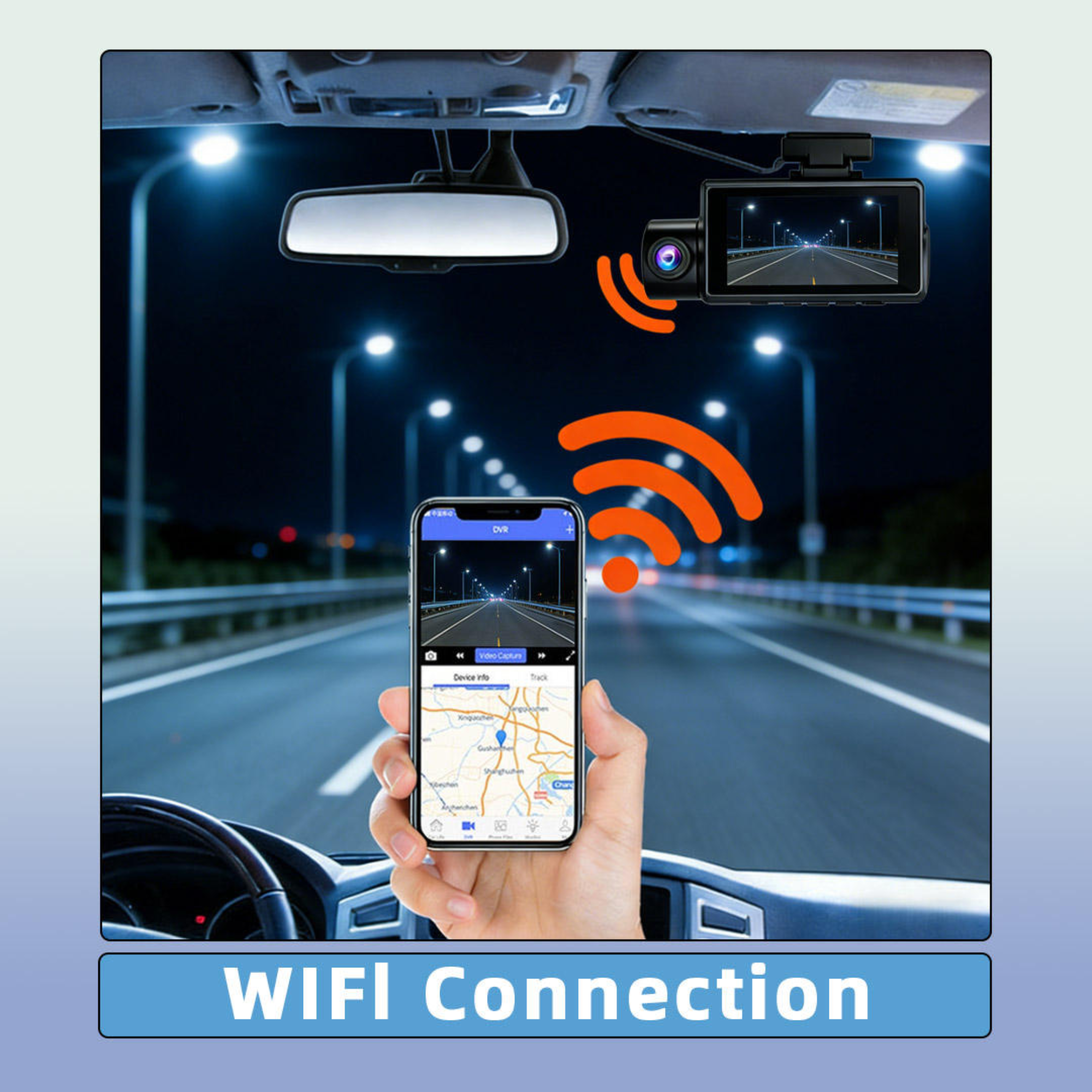 X18 STARVIS2 3 Channel (4K+2K+2K), Wi-Fi App Controlled, 3" Touch Screen Dash Camera