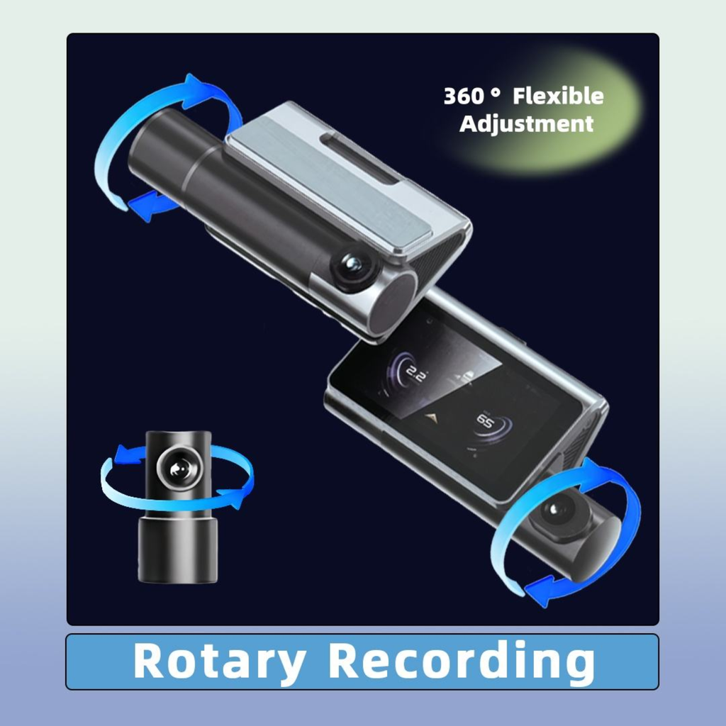 X18 STARVIS2 3 Channel (4K+2K+2K), Wi-Fi App Controlled, 3" Touch Screen Dash Camera