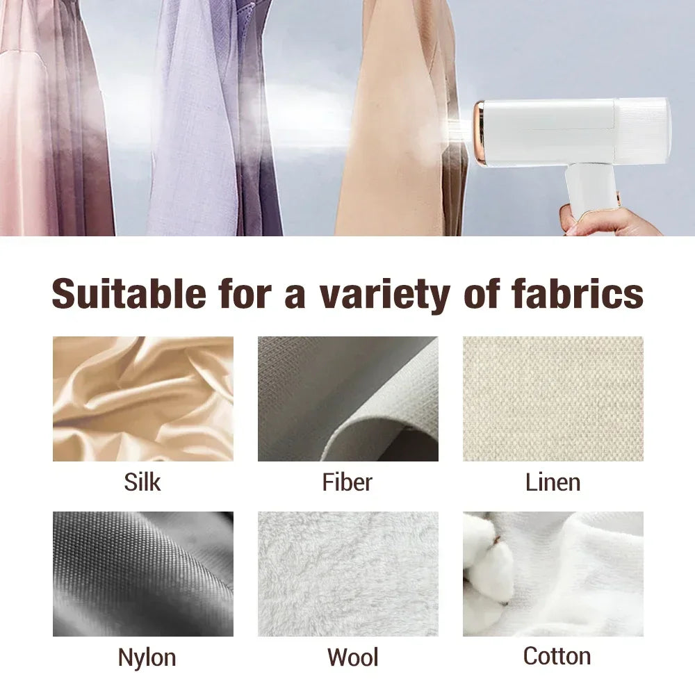 Travel-Friendly Handheld Garment Steamer